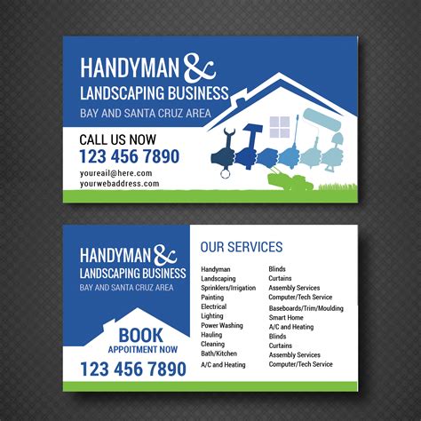 smart home service business card|best business cards for business.